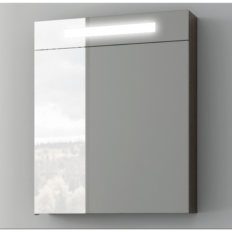 ACF S506-Glossy White 24 Inch Medicine Cabinet with Neon Light
